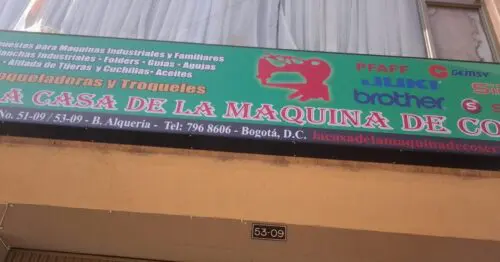 LA CASA DE LAS MAQUINAS DE COSER BOGOTÁ LA CASA DE LAS MAQUINAS DE COSER BOGOTÁ